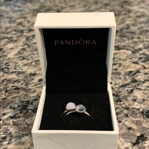 Pandora ring March light blue ONLY.